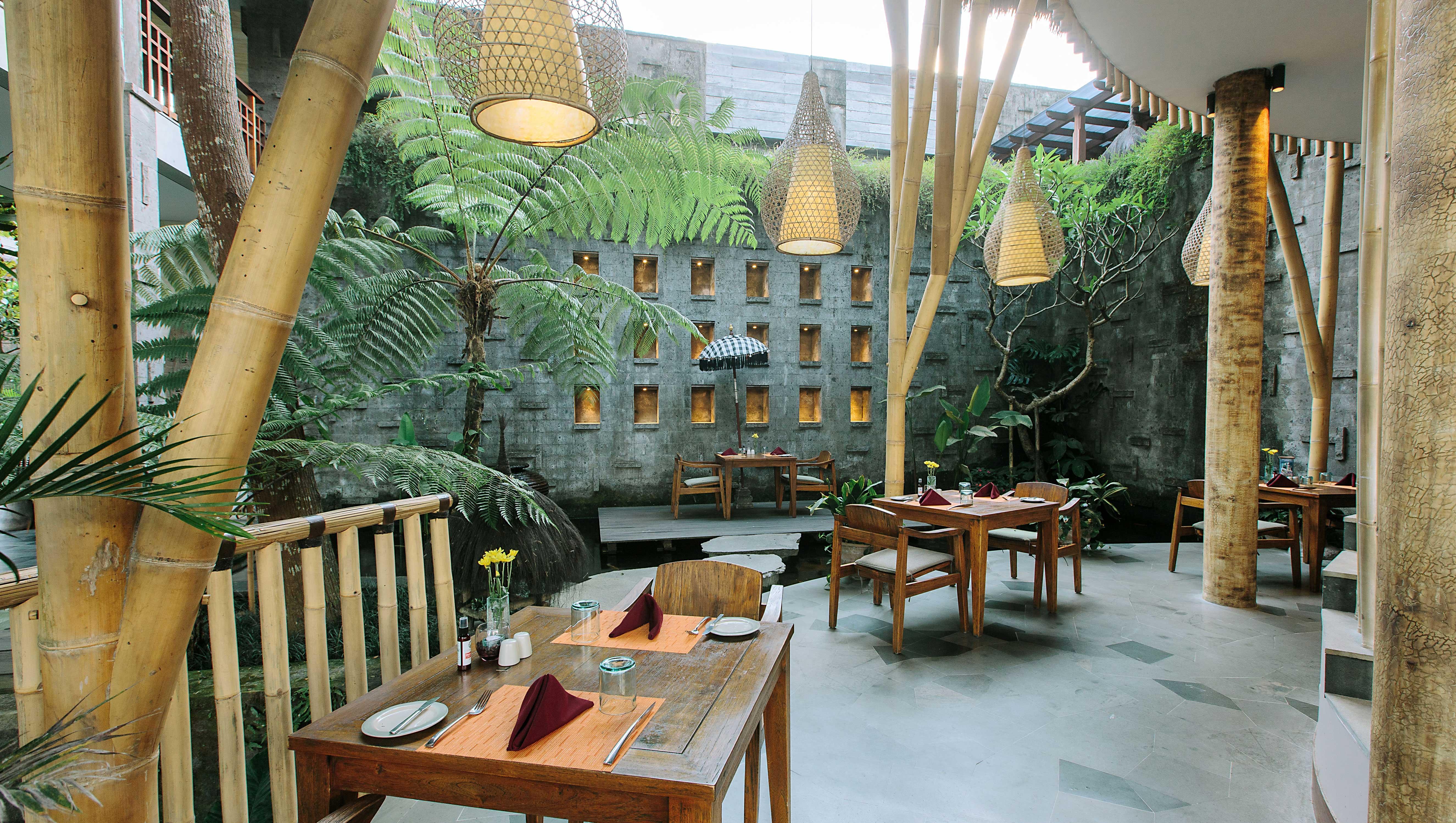 Tejaprana Resort & Spa Ubud Exteriér fotografie The restaurant
