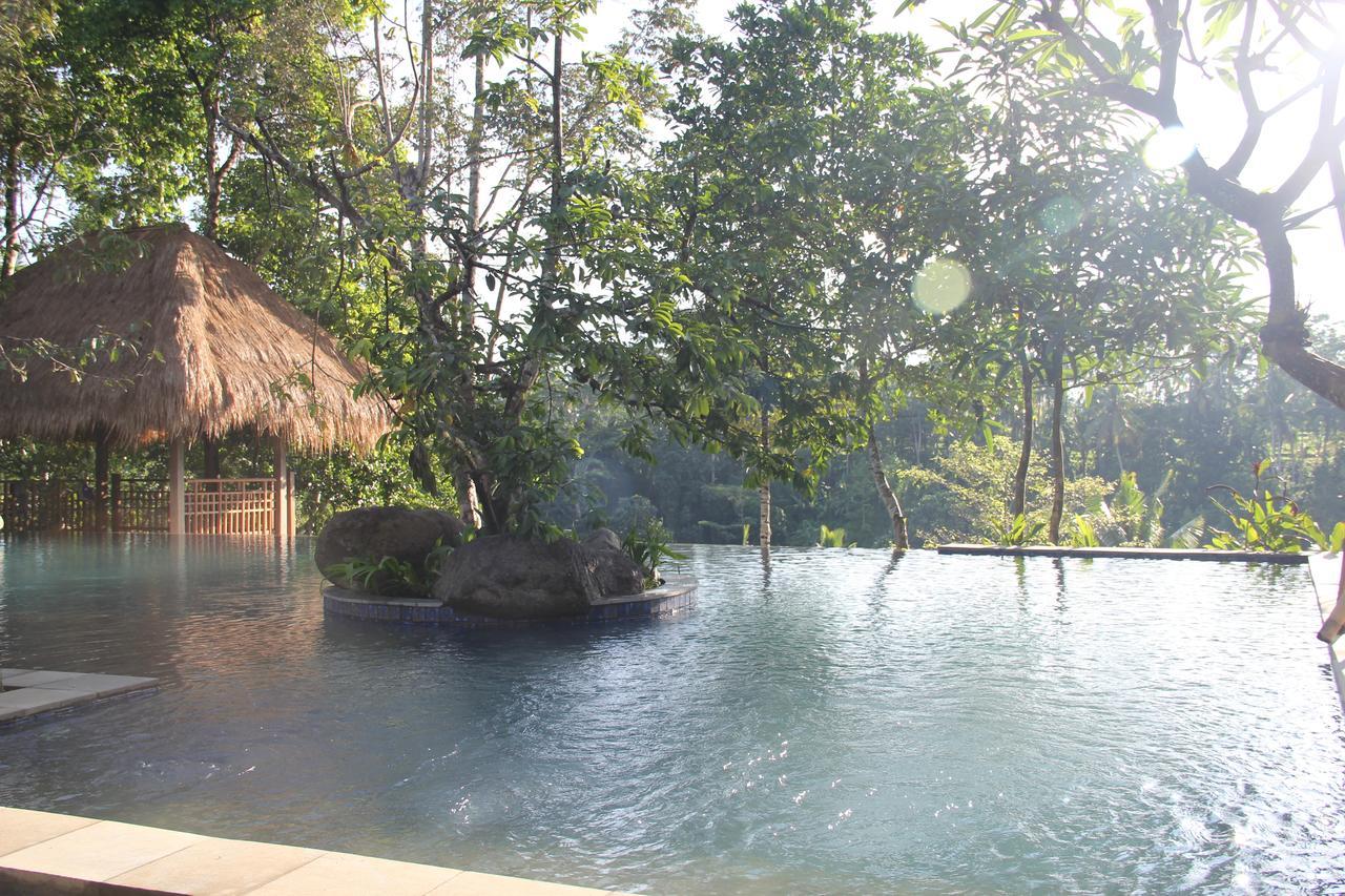Tejaprana Resort & Spa Ubud Exteriér fotografie The resort's swimming pool